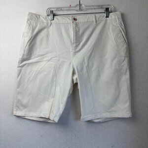 Joules shorts women 14 Rylee Bermuda longer walking shorts White 38x10‎